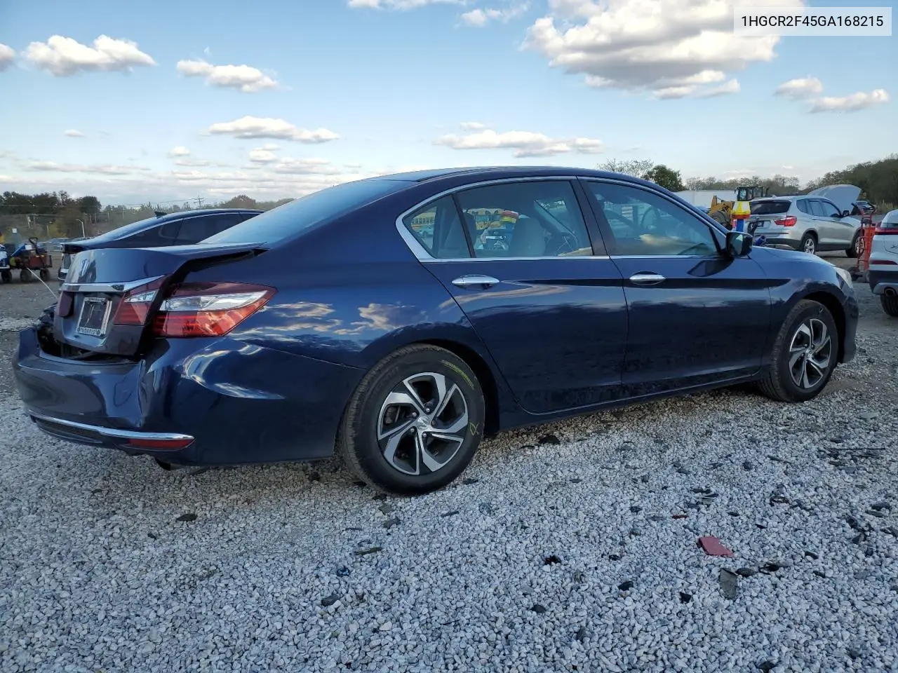 1HGCR2F45GA168215 2016 Honda Accord Lx