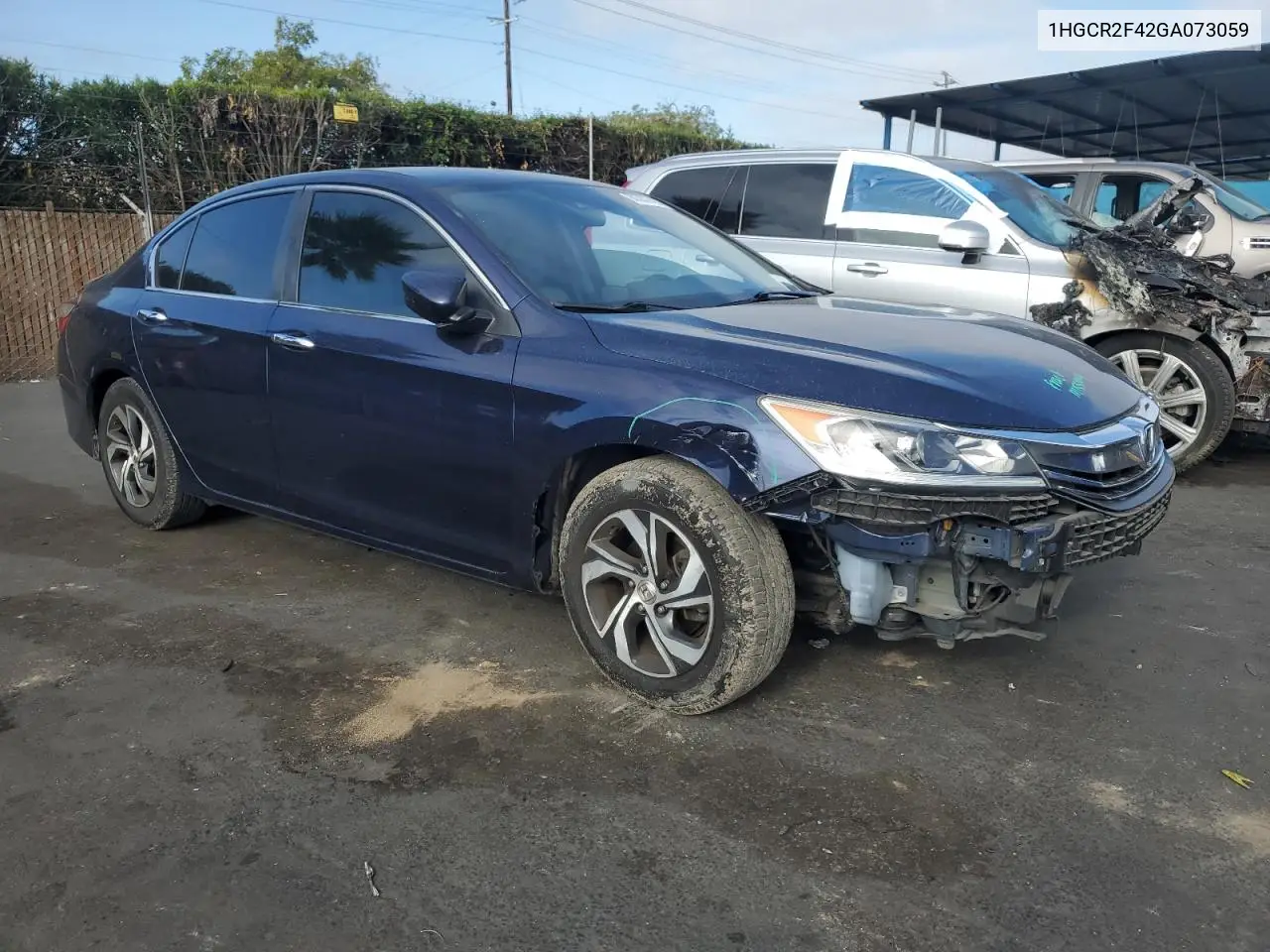 1HGCR2F42GA073059 2016 Honda Accord Lx