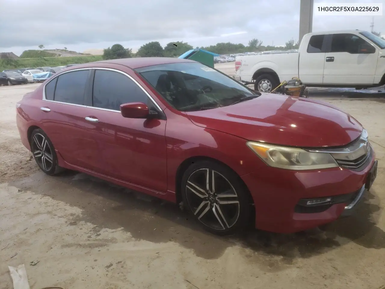1HGCR2F5XGA225629 2016 Honda Accord Sport