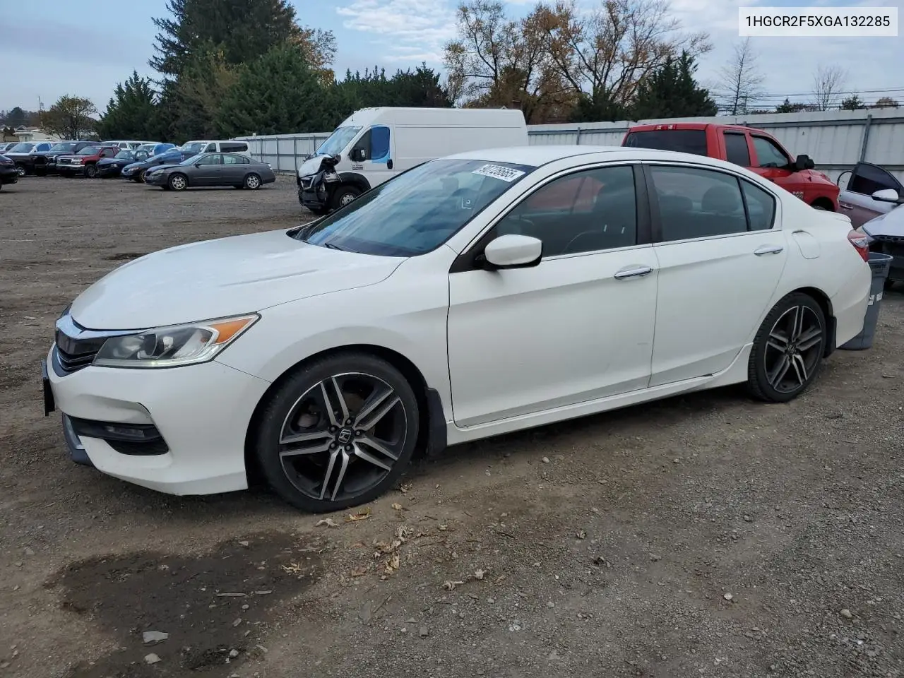 1HGCR2F5XGA132285 2016 Honda Accord Sport