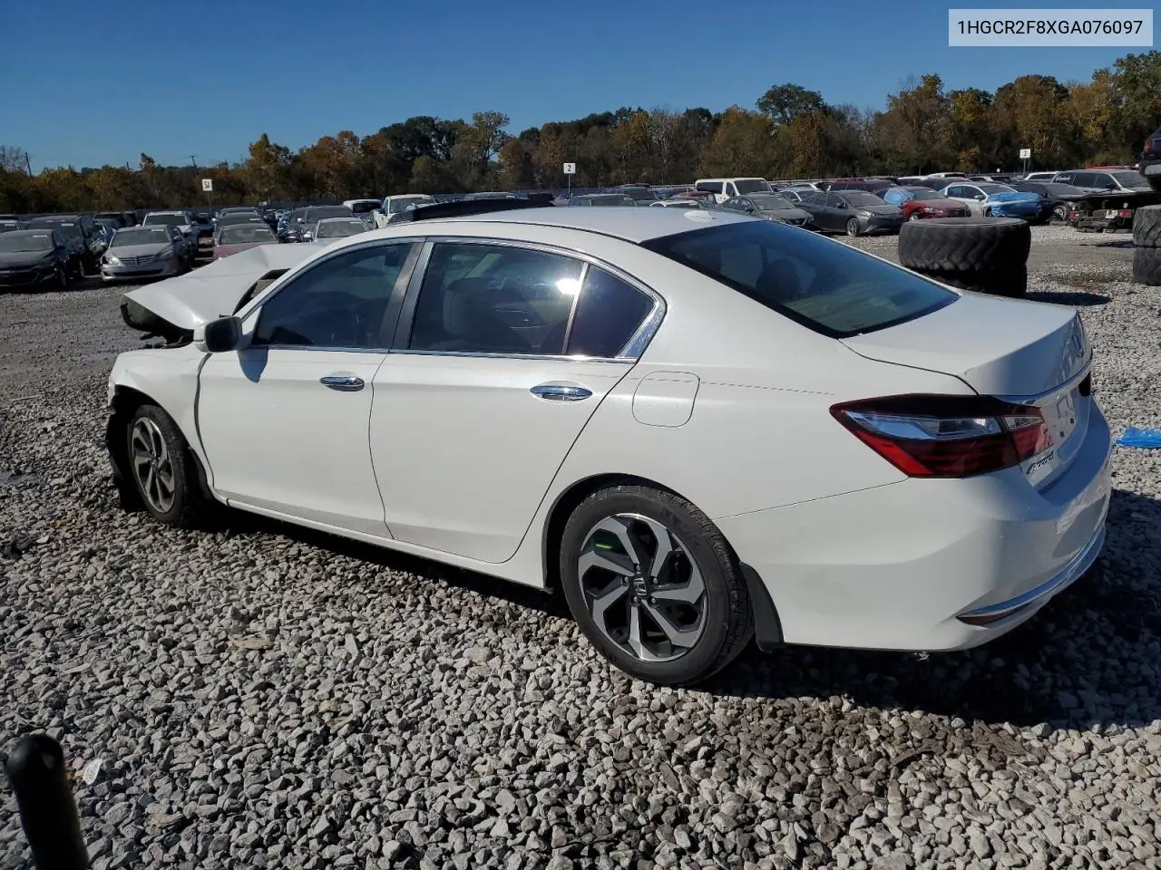 1HGCR2F8XGA076097 2016 Honda Accord Exl