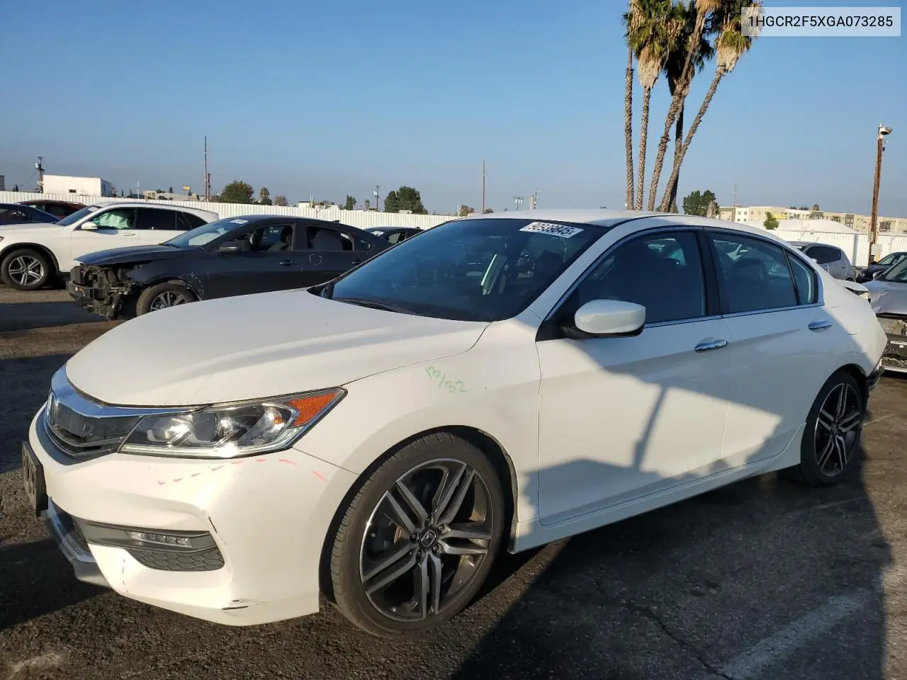 1HGCR2F5XGA073285 2016 Honda Accord Sport