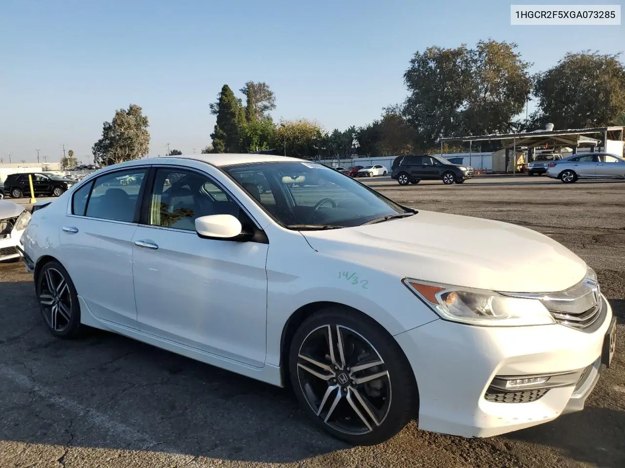 1HGCR2F5XGA073285 2016 Honda Accord Sport