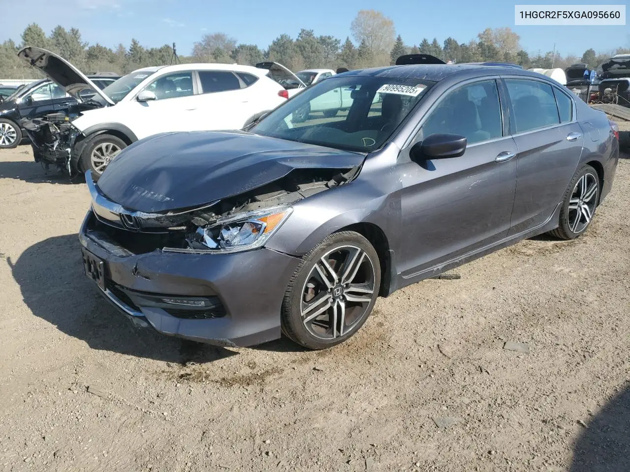 1HGCR2F5XGA095660 2016 Honda Accord Sport