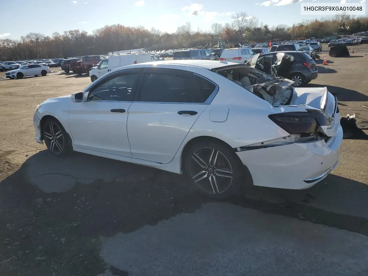 1HGCR3F9XGA010048 2016 Honda Accord Touring