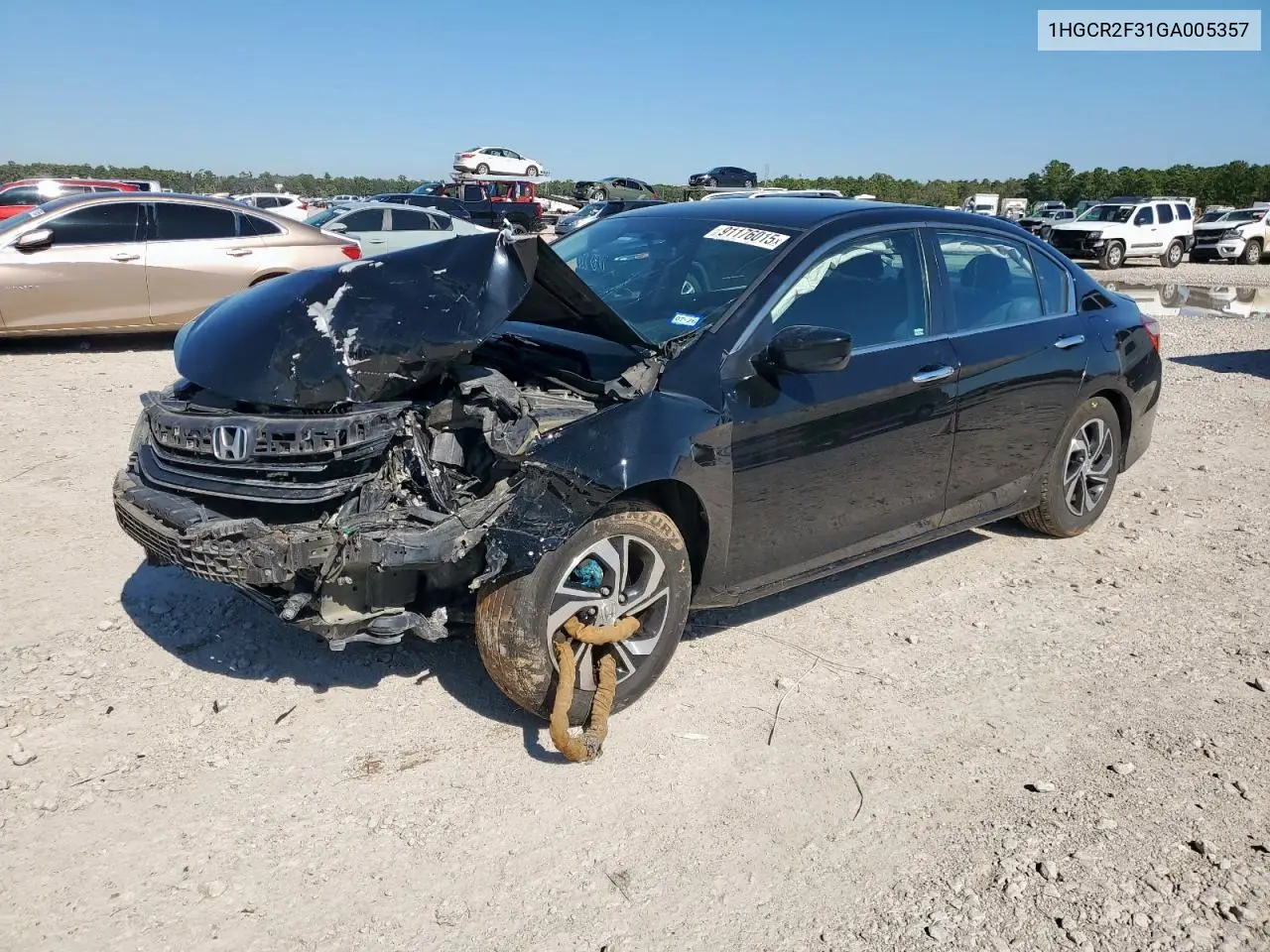 1HGCR2F31GA005357 2016 Honda Accord Lx