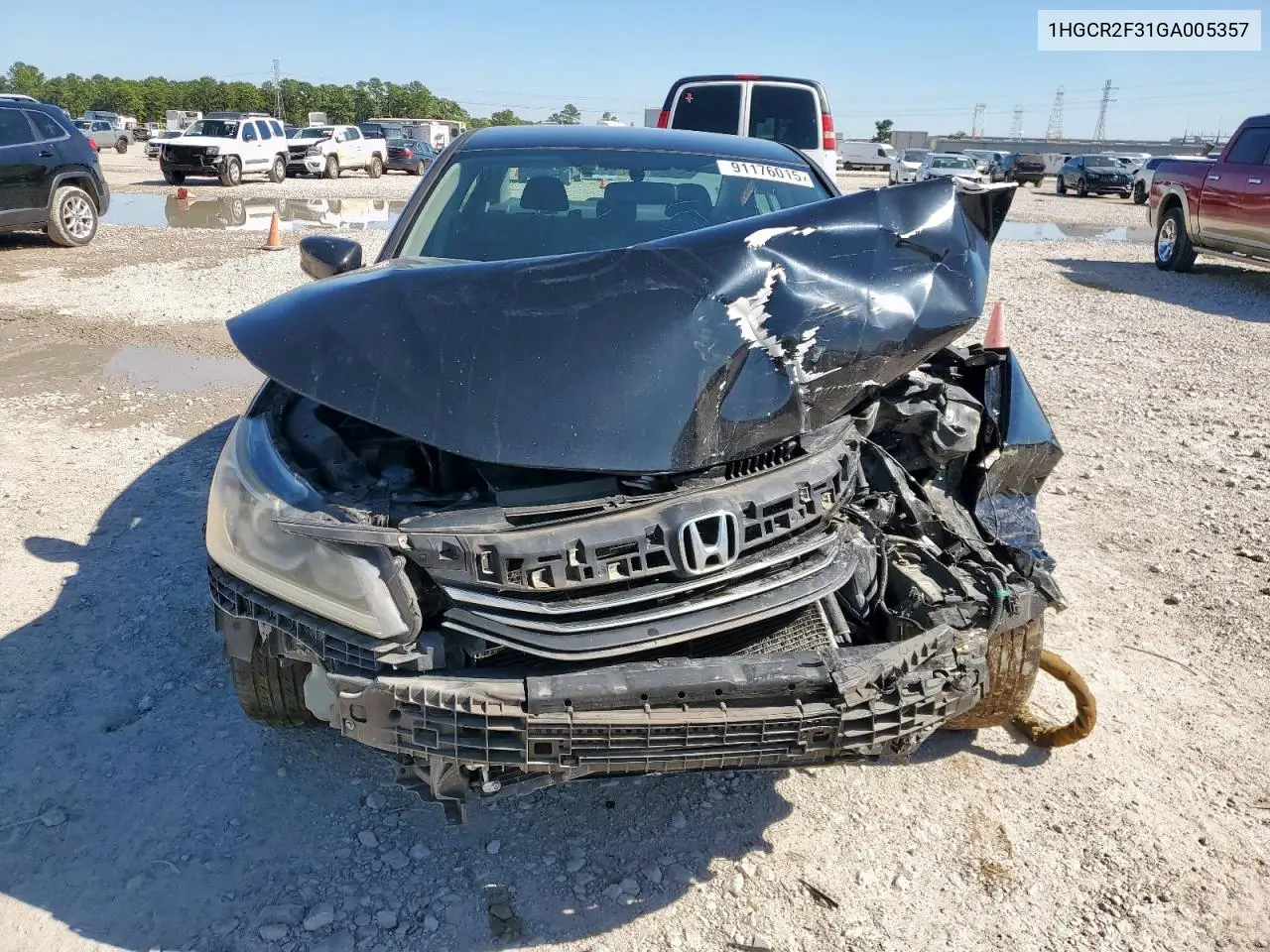 1HGCR2F31GA005357 2016 Honda Accord Lx