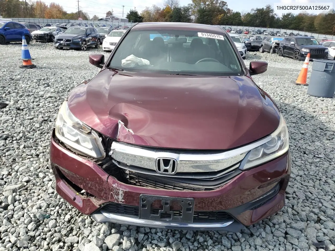 1HGCR2F50GA125667 2016 Honda Accord Sport