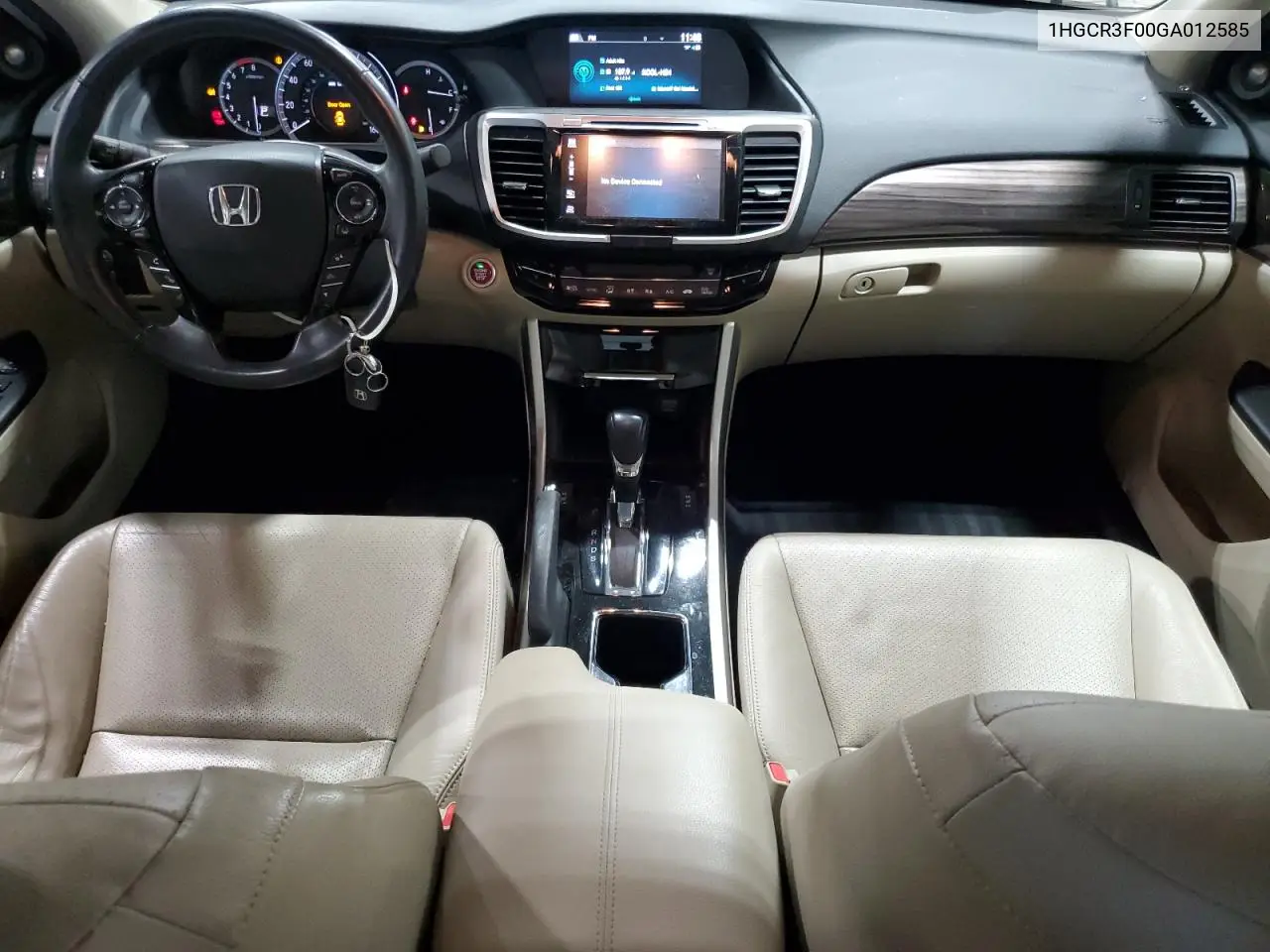 1HGCR3F00GA012585 2016 Honda Accord Exl