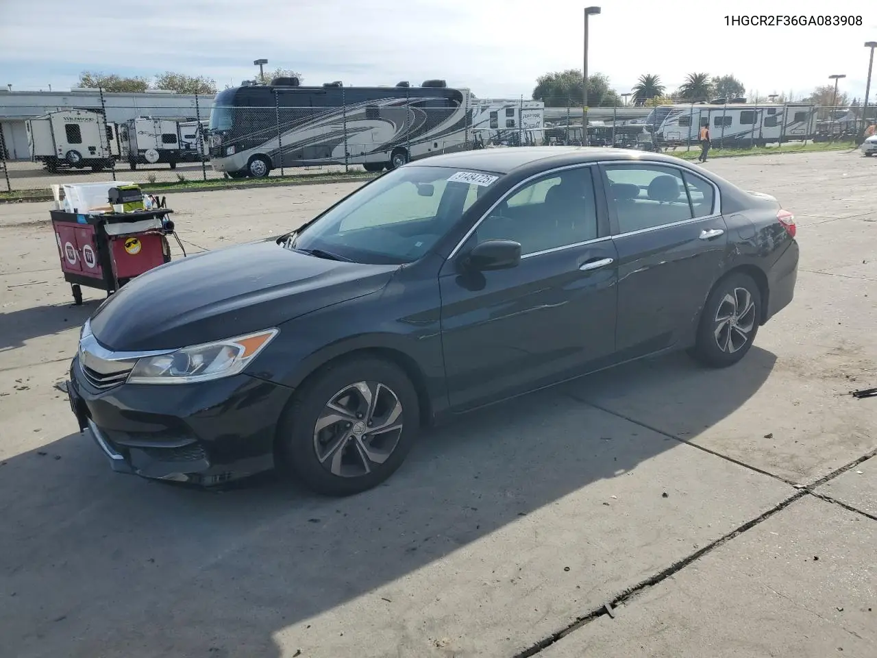 1HGCR2F36GA083908 2016 Honda Accord Lx