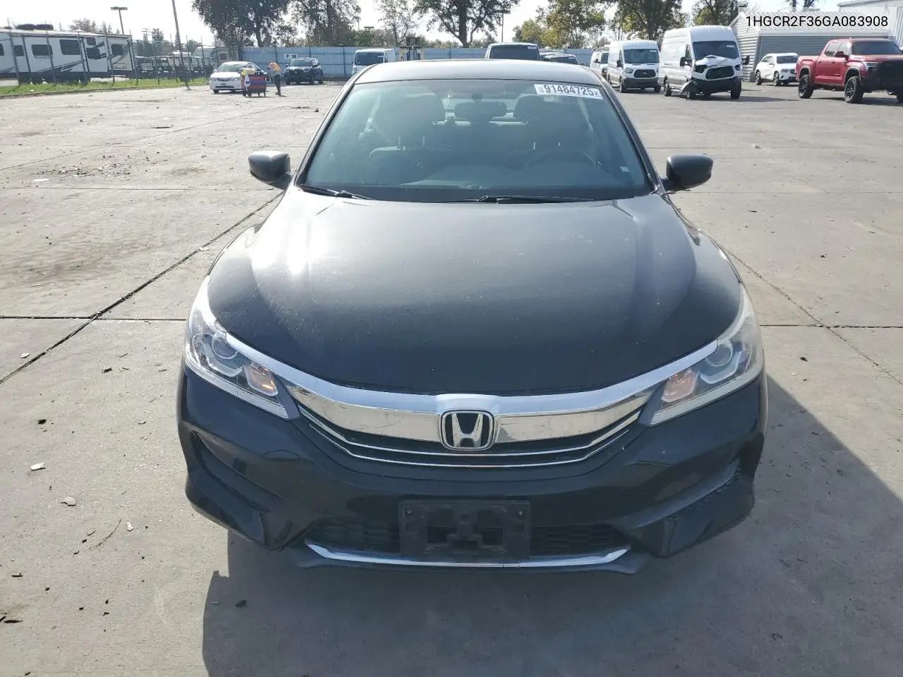 1HGCR2F36GA083908 2016 Honda Accord Lx
