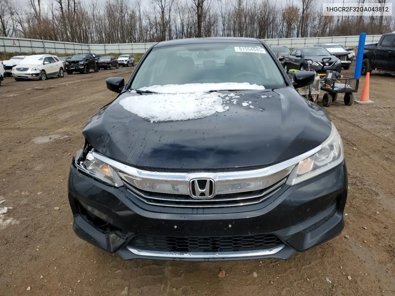 1HGCR2F32GA043812 2016 Honda Accord Lx