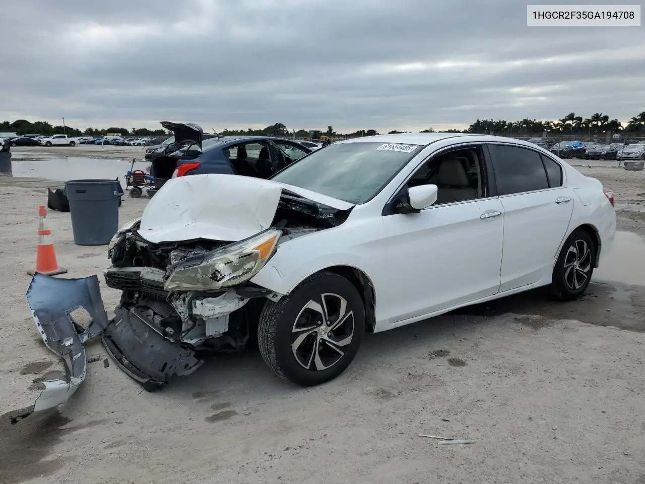 1HGCR2F35GA194708 2016 Honda Accord Lx