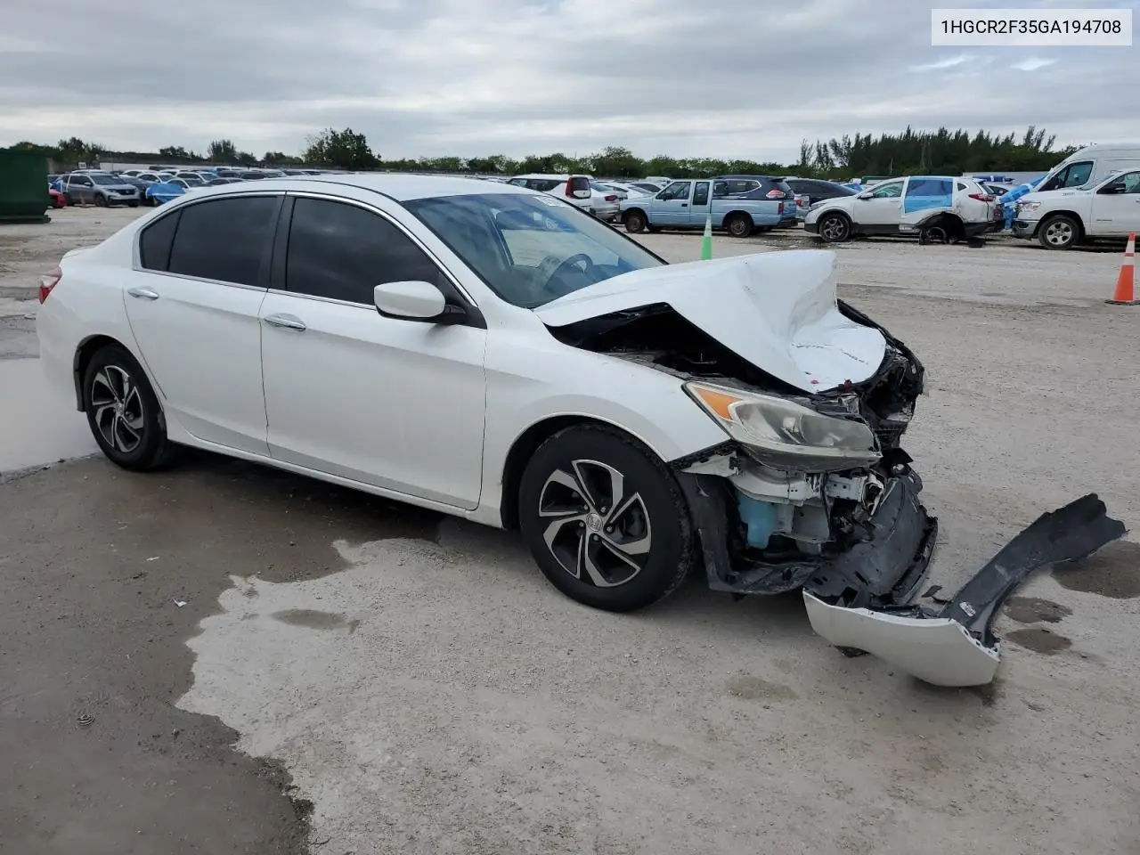 1HGCR2F35GA194708 2016 Honda Accord Lx