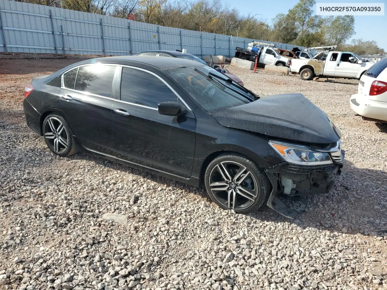 1HGCR2F57GA093350 2016 Honda Accord Sport