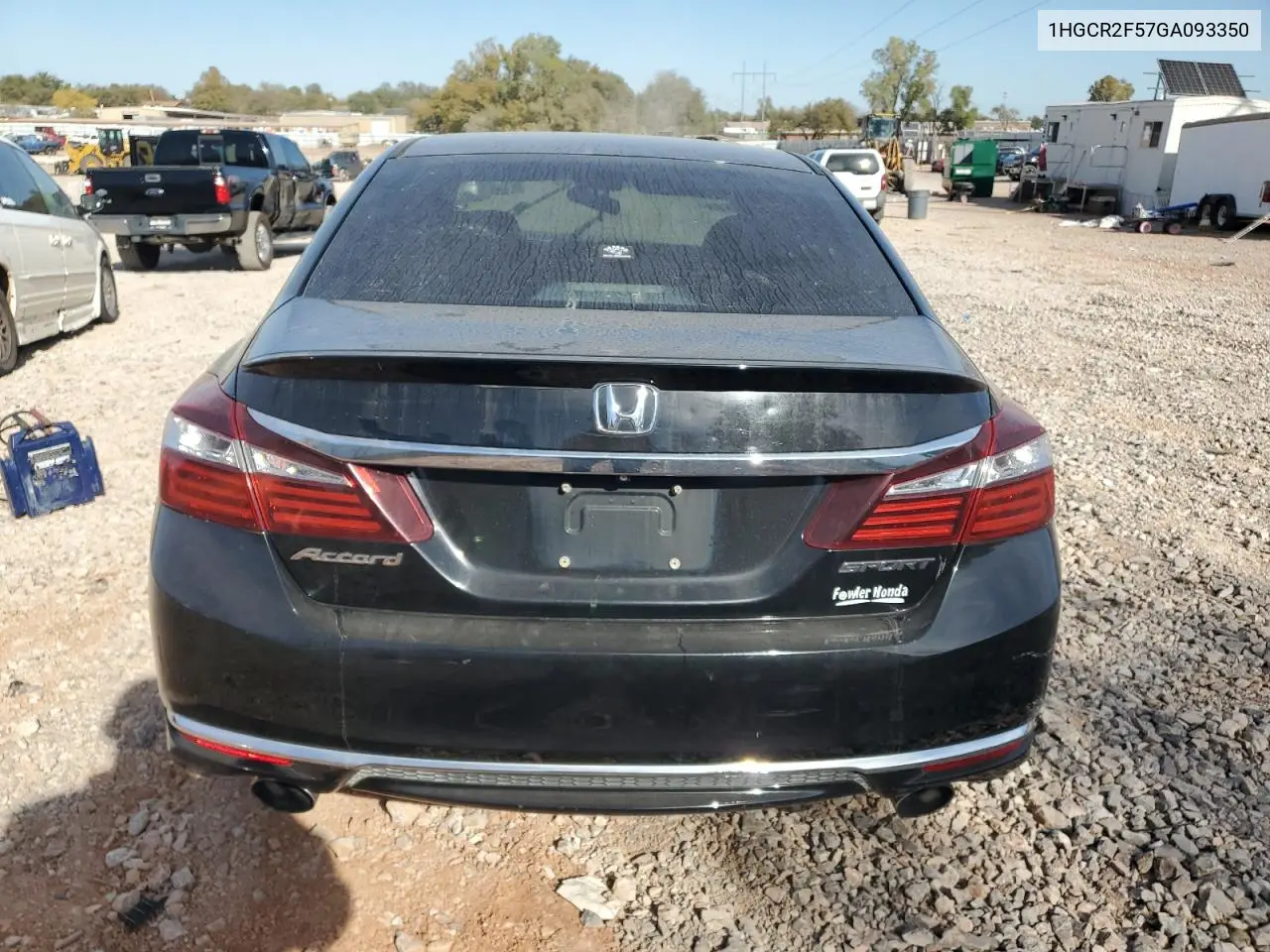 1HGCR2F57GA093350 2016 Honda Accord Sport