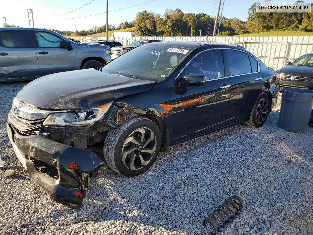 1HGCR2F82GA025600 2016 Honda Accord Exl