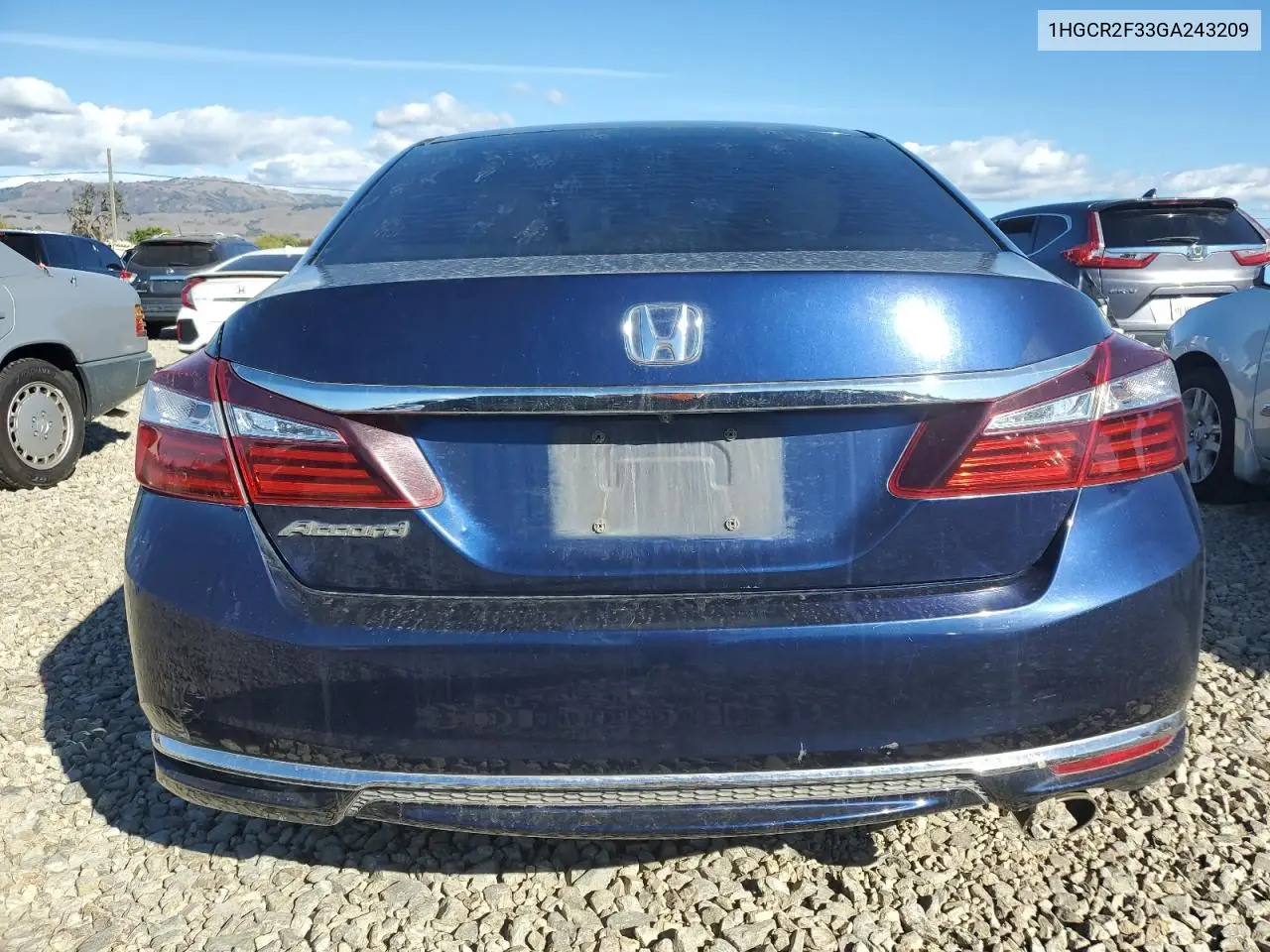 1HGCR2F33GA243209 2016 Honda Accord Lx