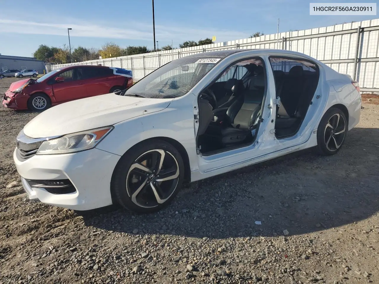 1HGCR2F56GA230911 2016 Honda Accord Sport