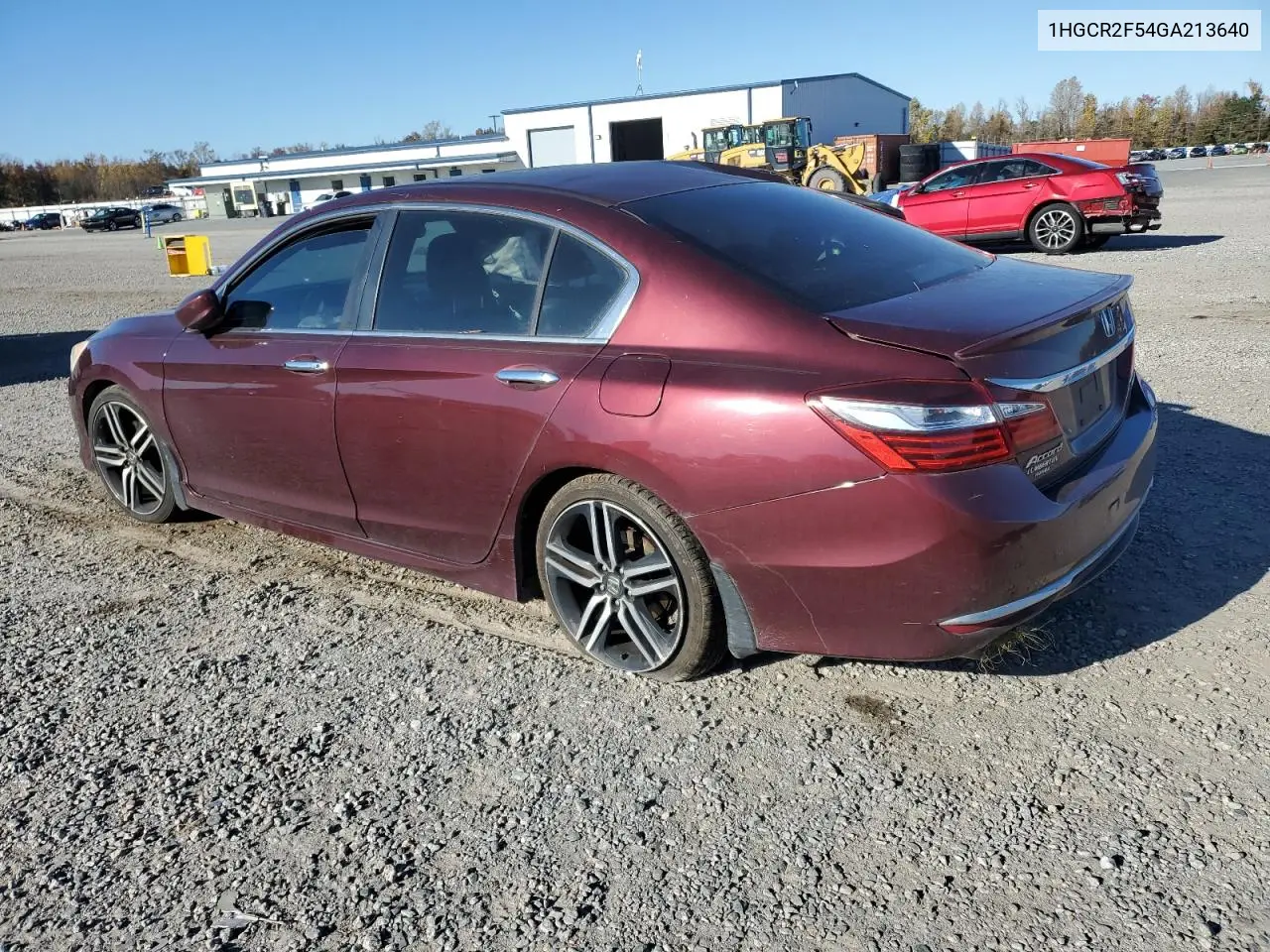 1HGCR2F54GA213640 2016 Honda Accord Sport