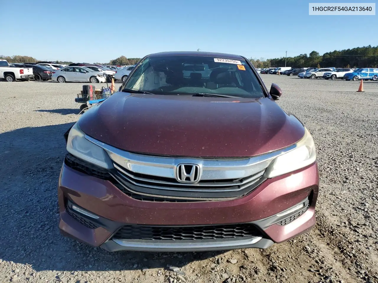 1HGCR2F54GA213640 2016 Honda Accord Sport