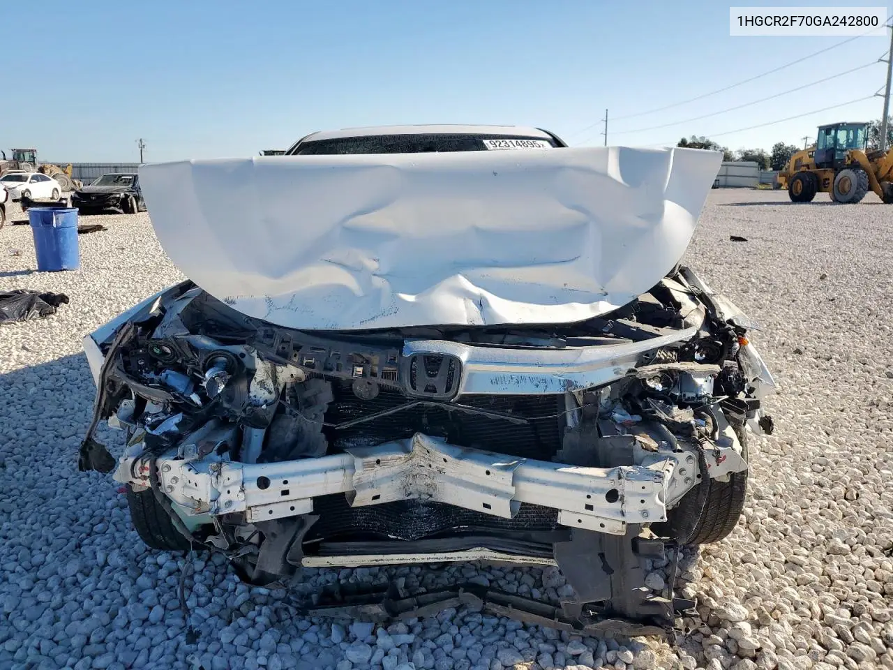 1HGCR2F70GA242800 2016 Honda Accord Ex