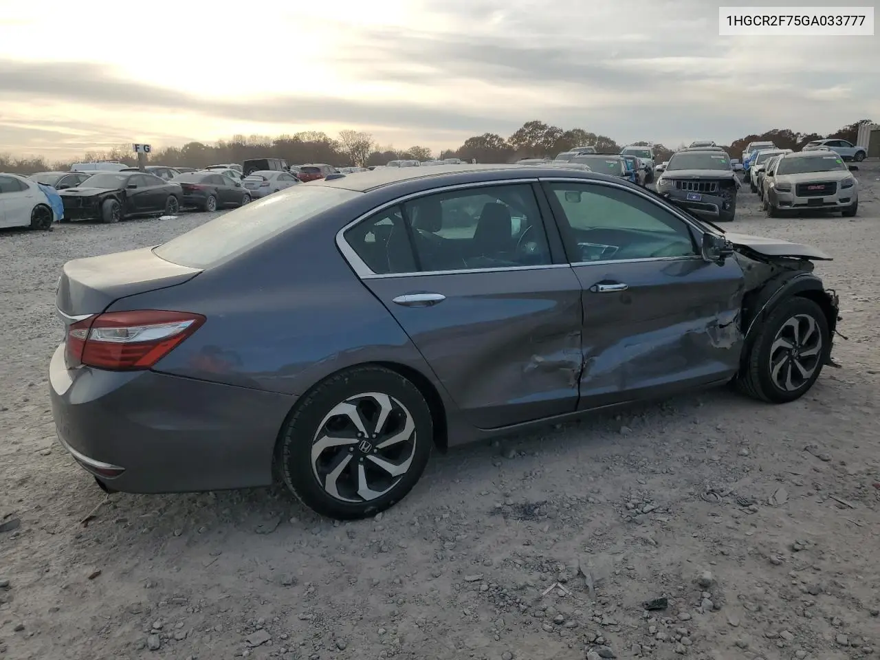 1HGCR2F75GA033777 2016 Honda Accord Ex