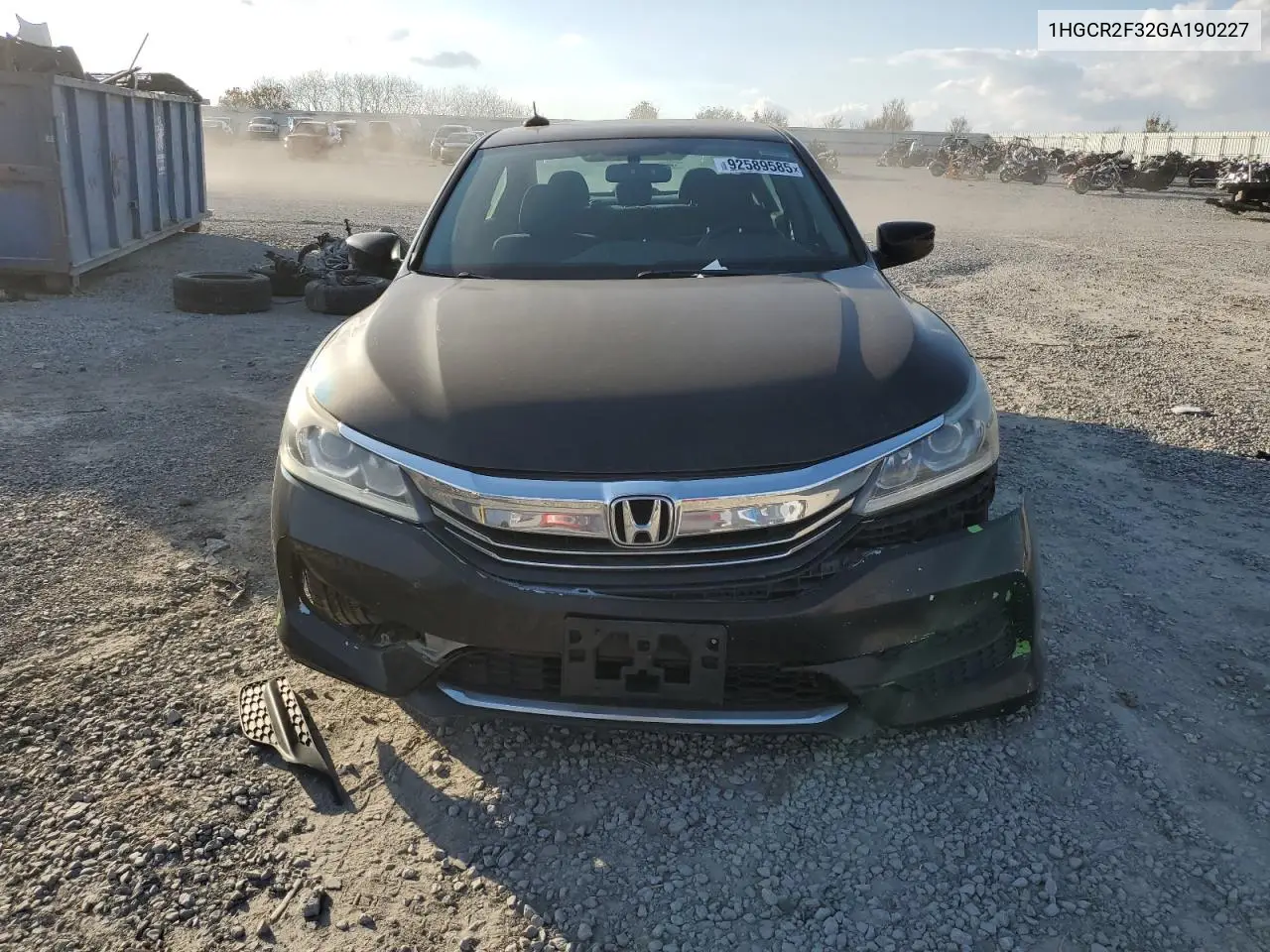 1HGCR2F32GA190227 2016 Honda Accord Lx