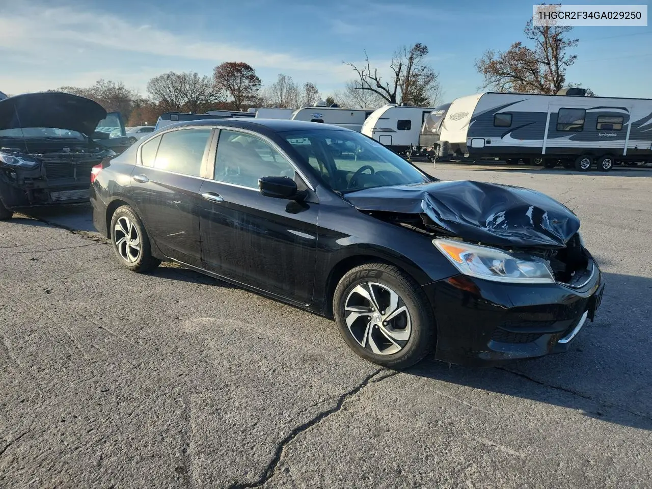 1HGCR2F34GA029250 2016 Honda Accord Lx