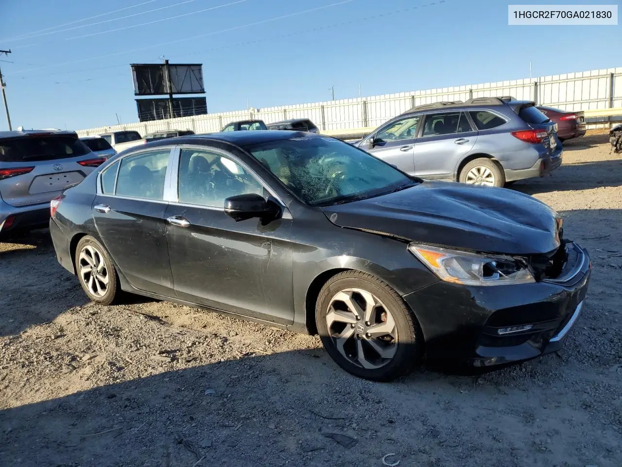 1HGCR2F70GA021830 2016 Honda Accord Ex