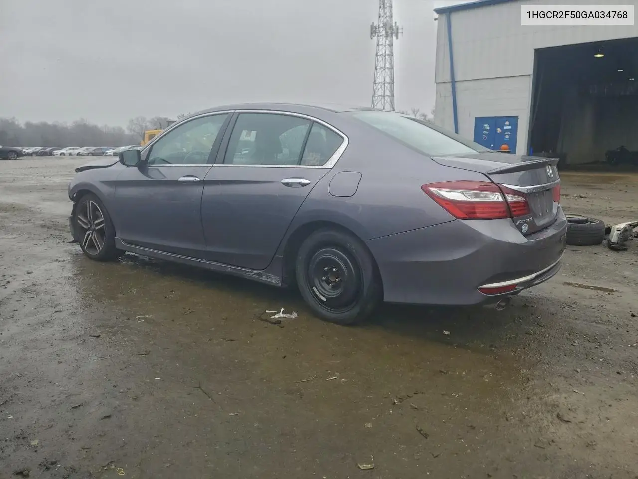 1HGCR2F50GA034768 2016 Honda Accord Sport