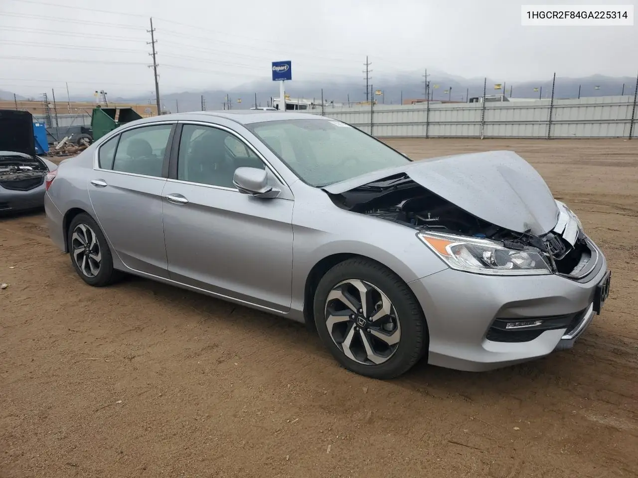 1HGCR2F84GA225314 2016 Honda Accord Exl
