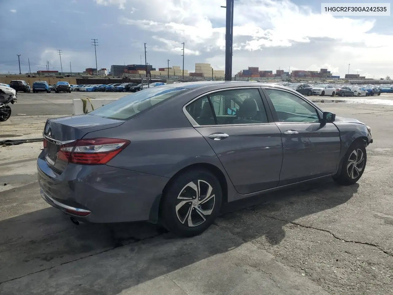 1HGCR2F30GA242535 2016 Honda Accord Lx