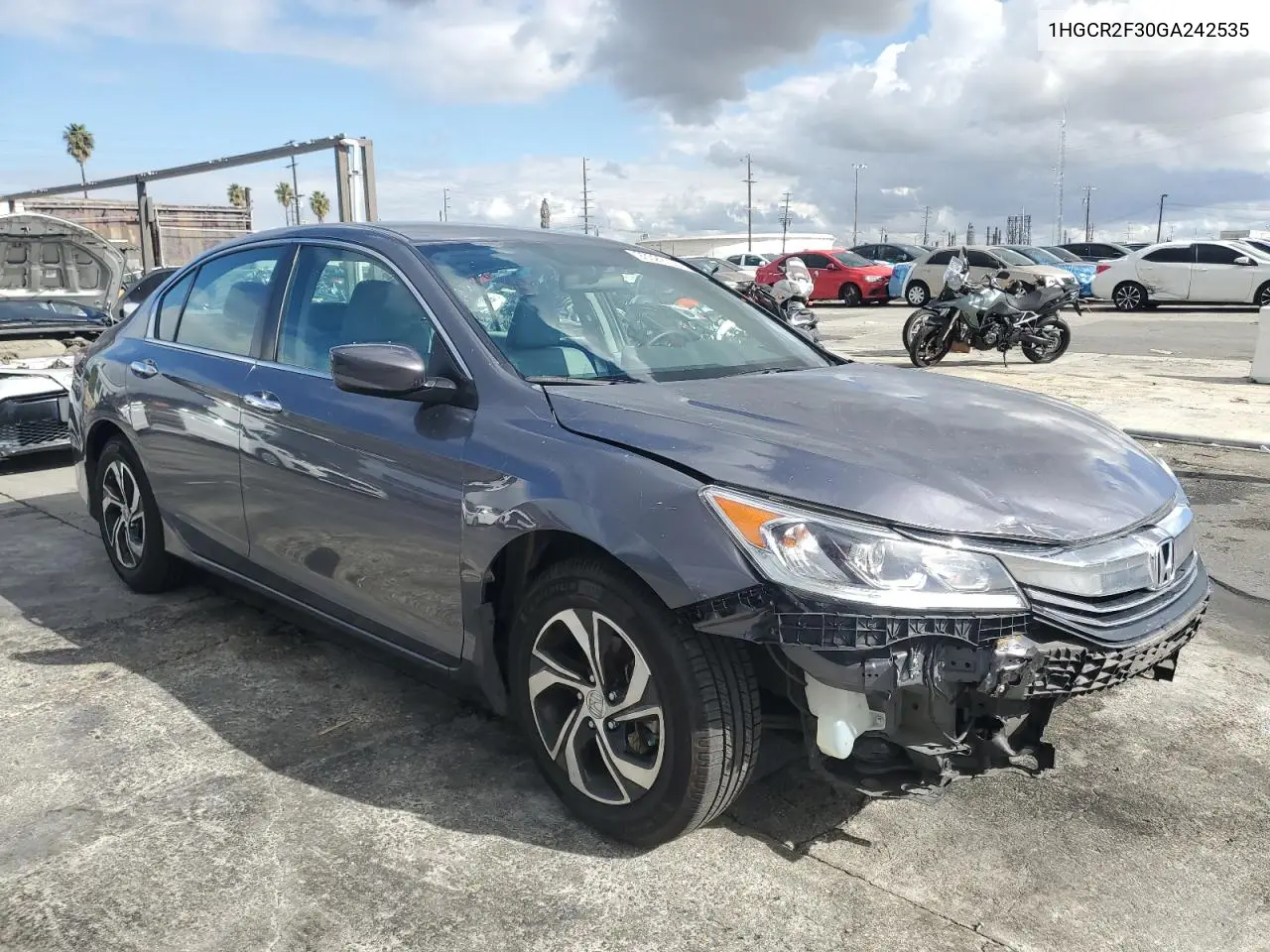 1HGCR2F30GA242535 2016 Honda Accord Lx
