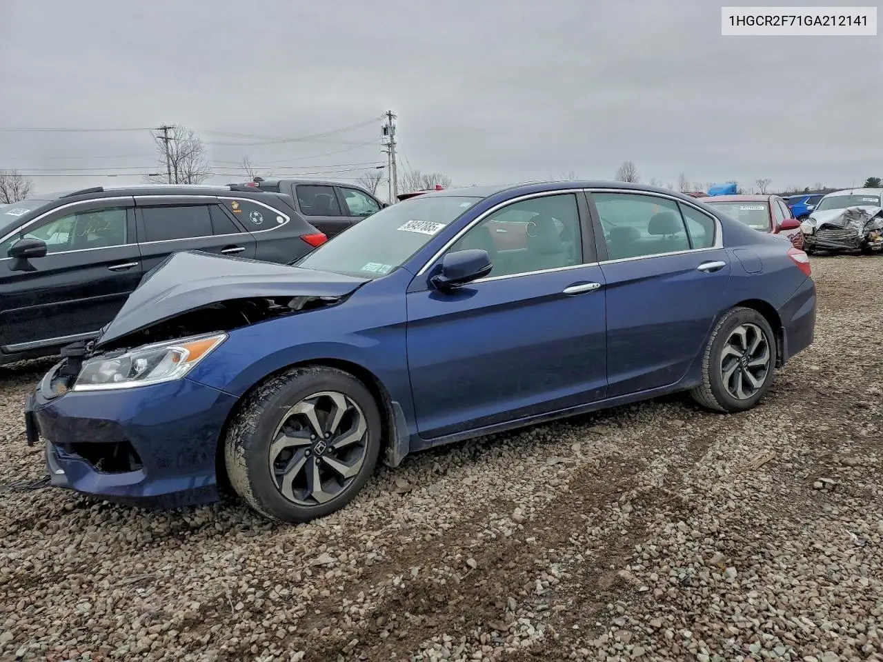 1HGCR2F71GA212141 2016 Honda Accord Ex