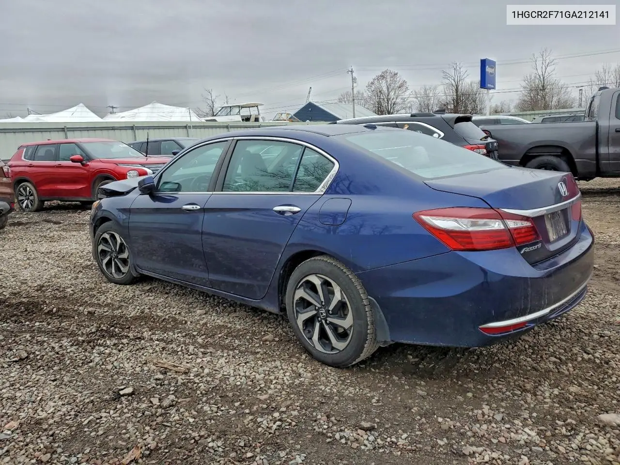 1HGCR2F71GA212141 2016 Honda Accord Ex