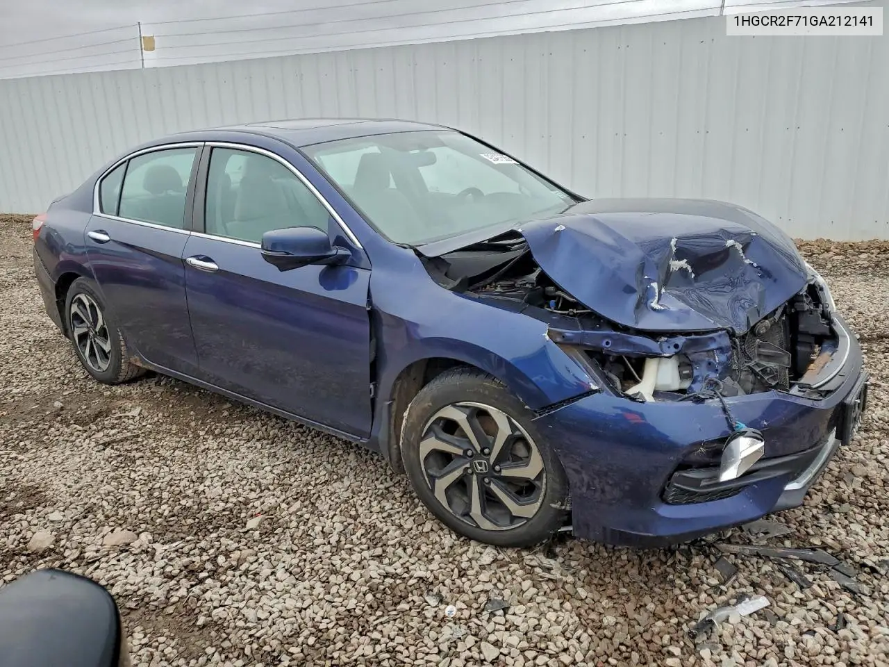 1HGCR2F71GA212141 2016 Honda Accord Ex