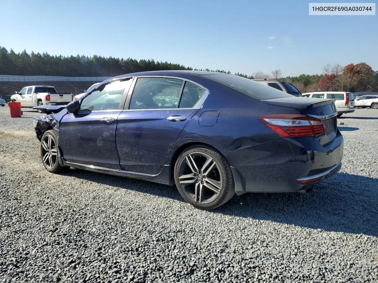 1HGCR2F69GA030744 2016 Honda Accord Sport
