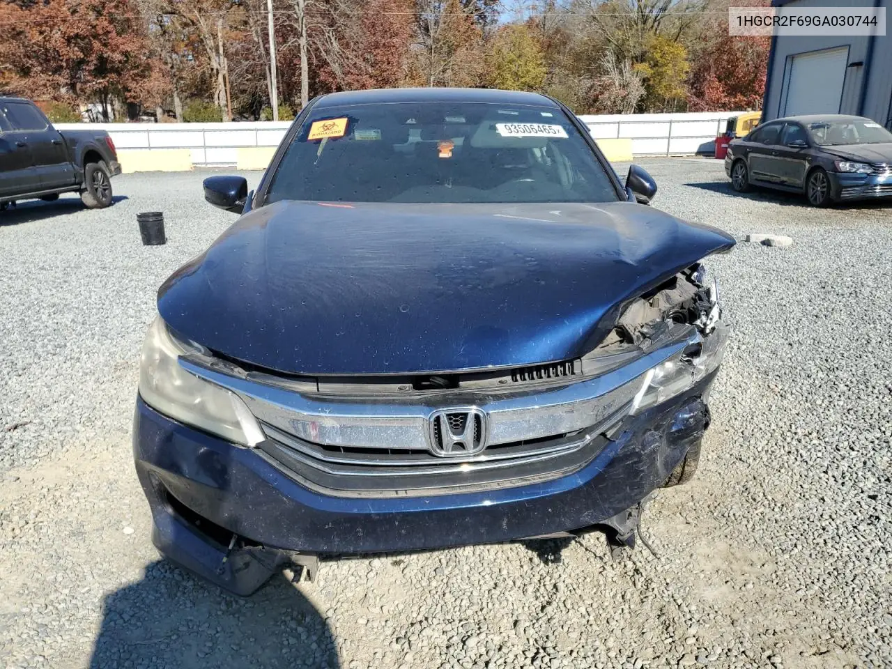 1HGCR2F69GA030744 2016 Honda Accord Sport