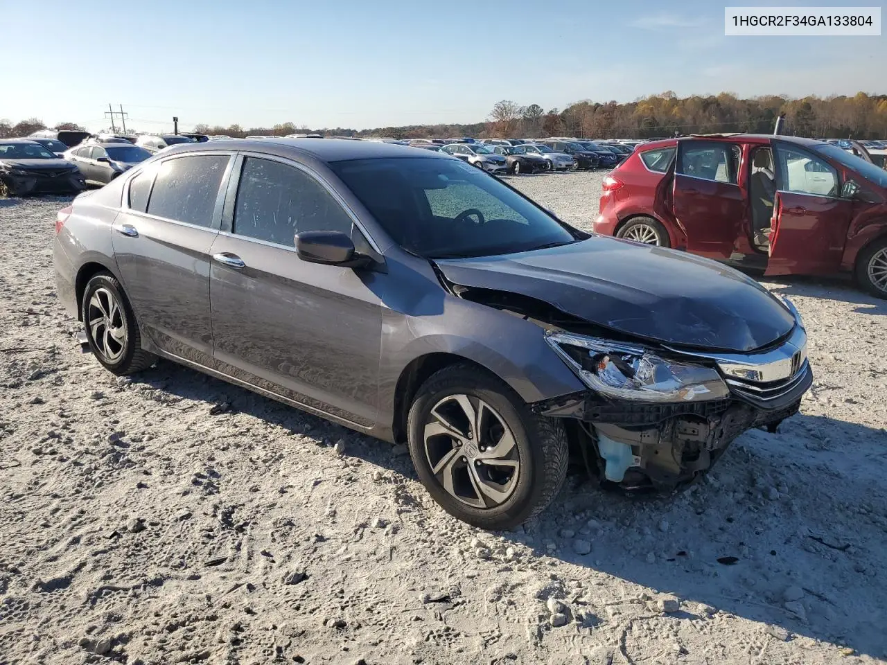 1HGCR2F34GA133804 2016 Honda Accord Lx