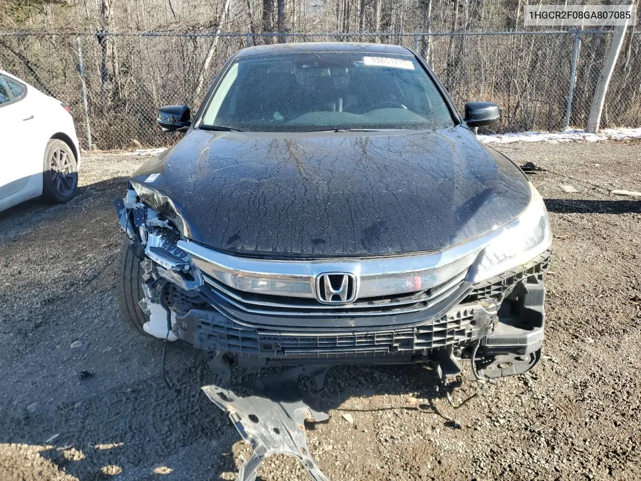 1HGCR2F08GA807085 2016 Honda Accord Ex