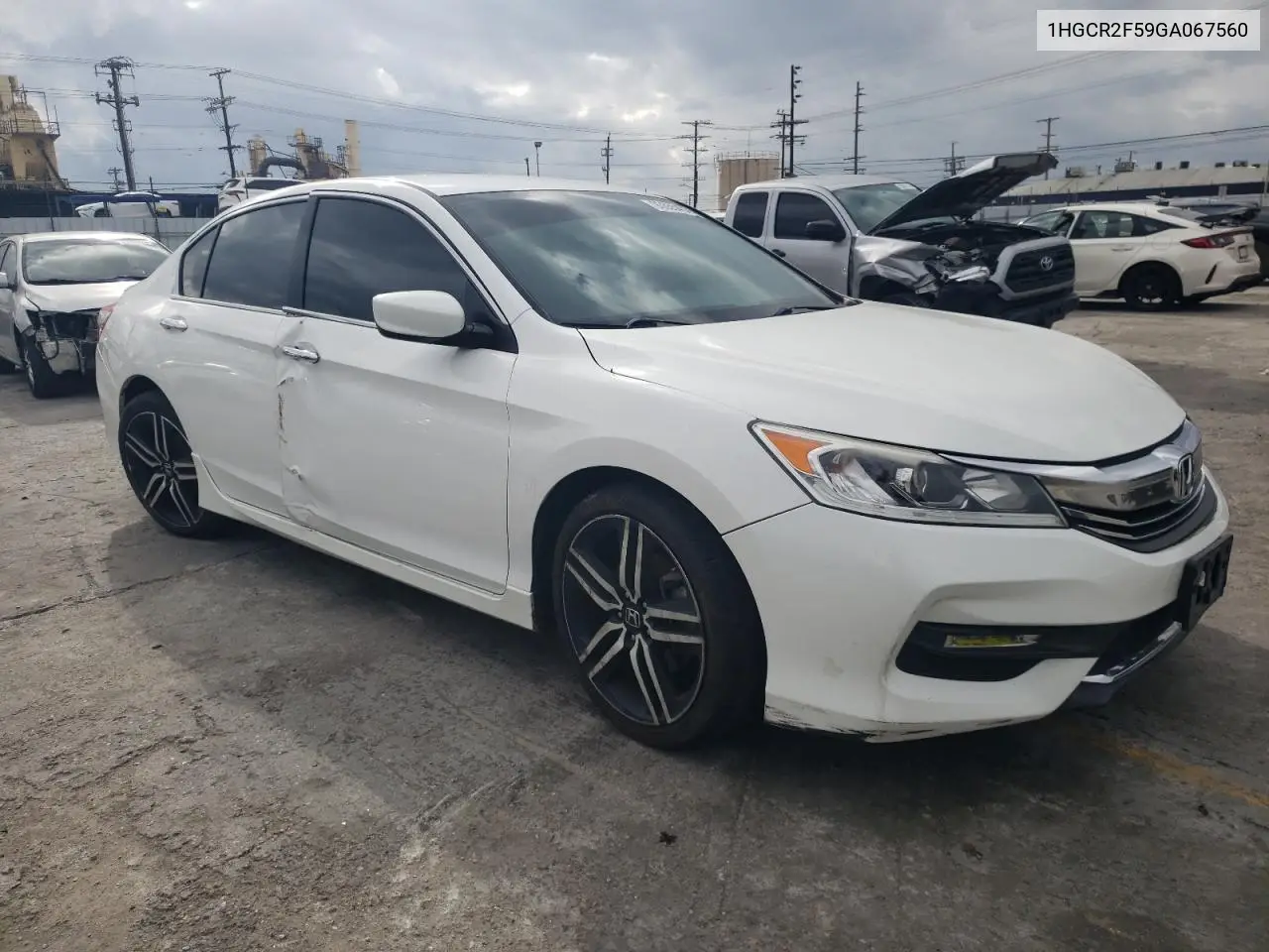 1HGCR2F59GA067560 2016 Honda Accord Sport