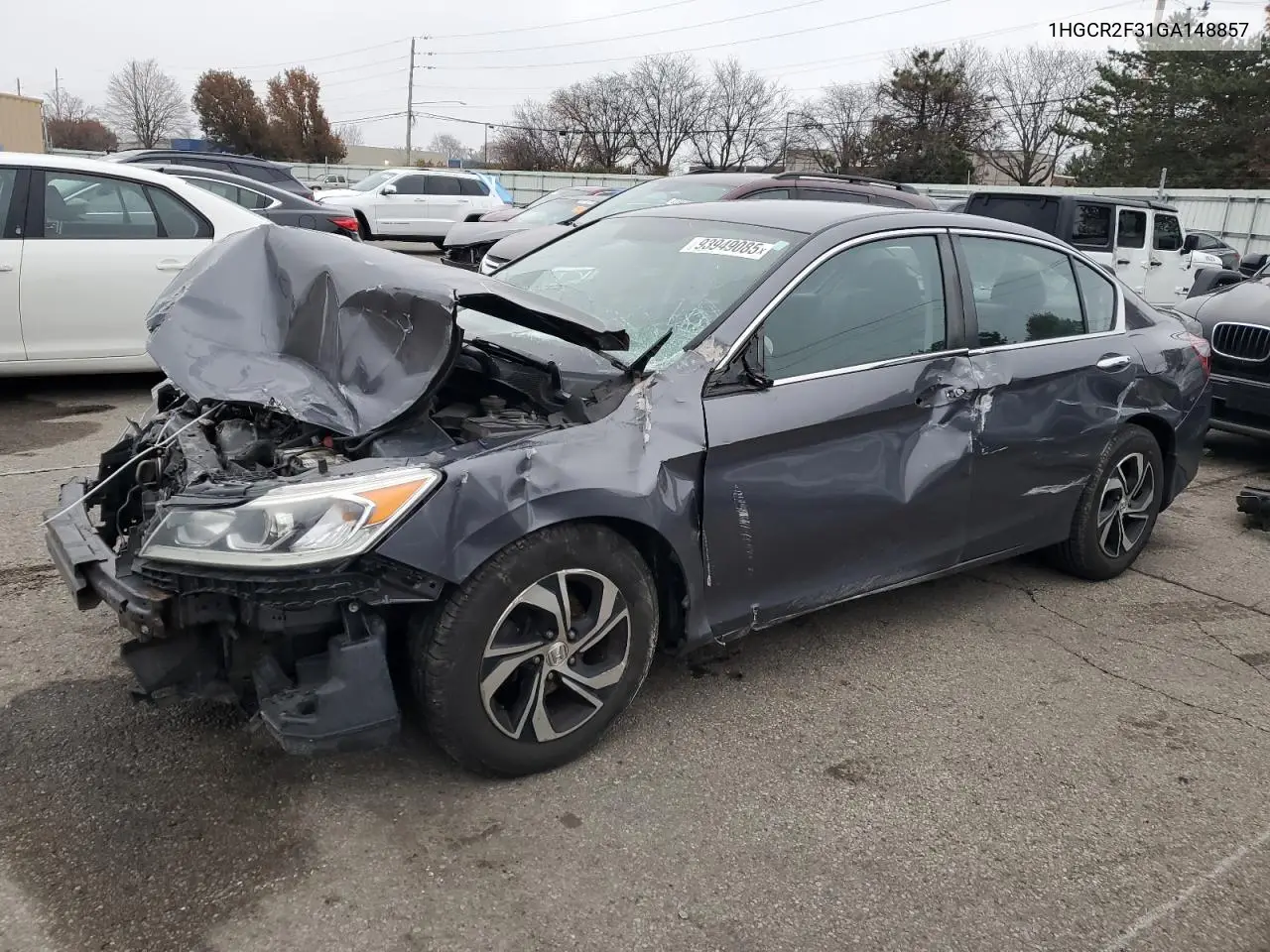 1HGCR2F31GA148857 2016 Honda Accord Lx