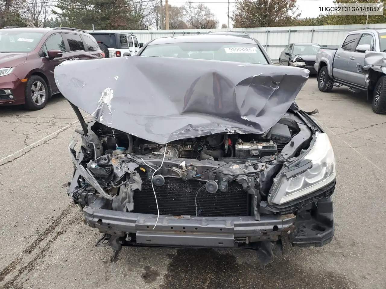 1HGCR2F31GA148857 2016 Honda Accord Lx