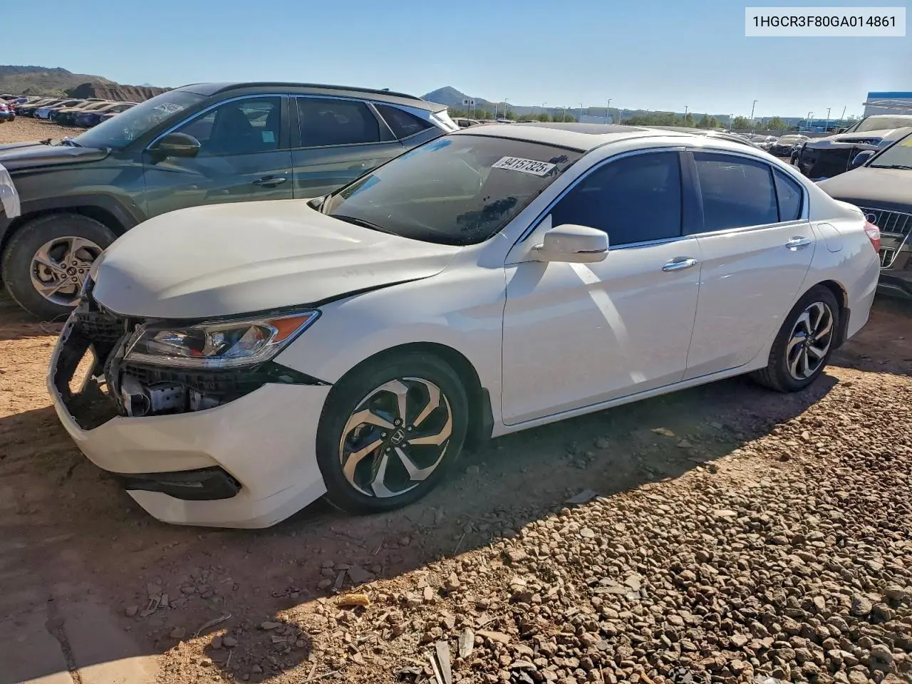 1HGCR3F80GA014861 2016 Honda Accord Exl