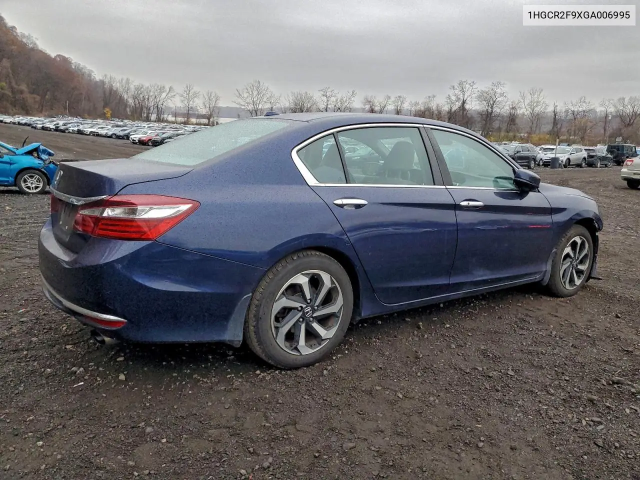 1HGCR2F9XGA006995 2016 Honda Accord Exl