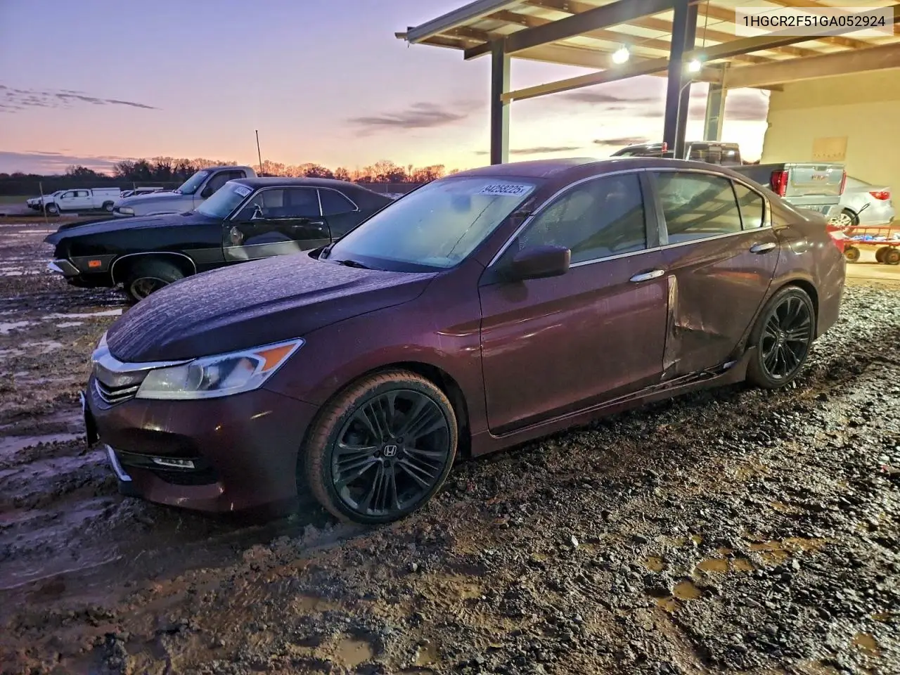 1HGCR2F51GA052924 2016 Honda Accord Sport