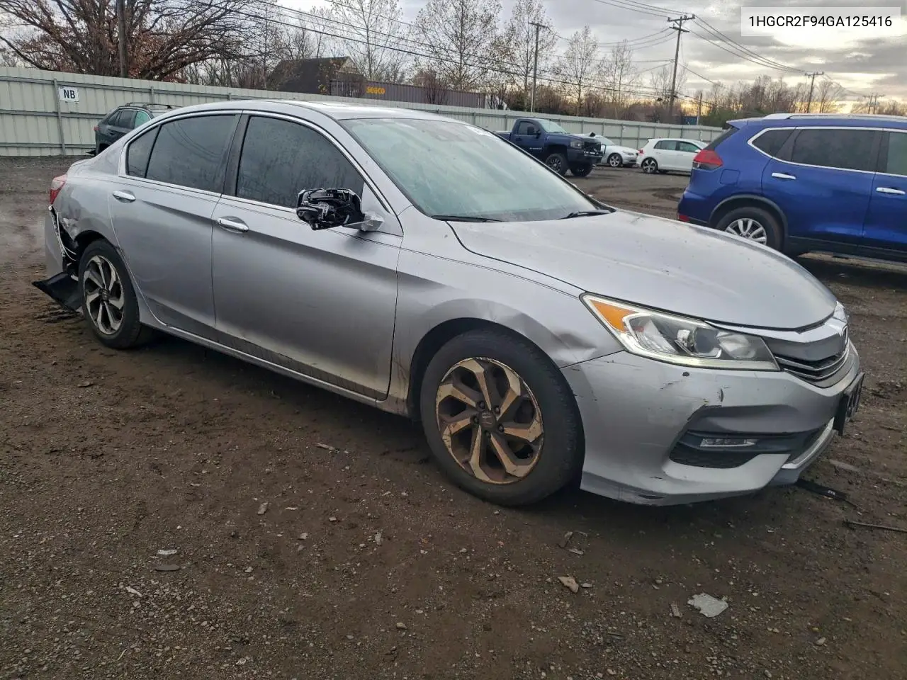 1HGCR2F94GA125416 2016 Honda Accord Exl