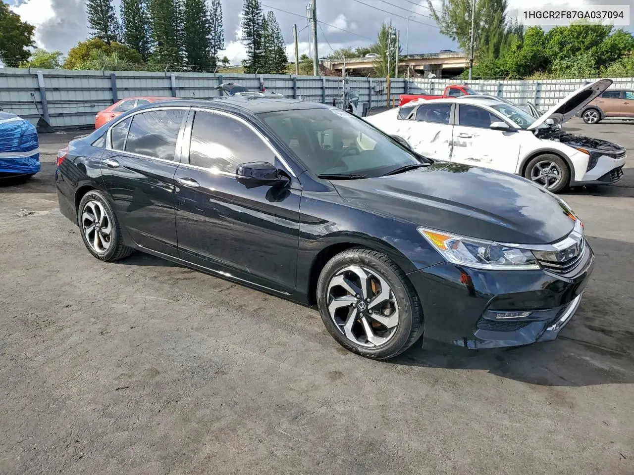 1HGCR2F87GA037094 2016 Honda Accord Exl