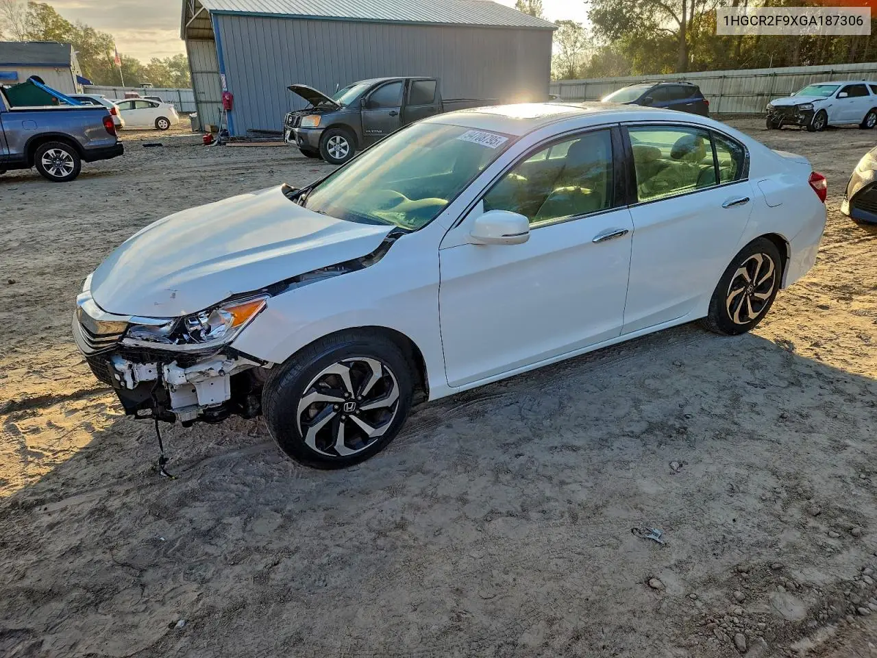 1HGCR2F9XGA187306 2016 Honda Accord Exl